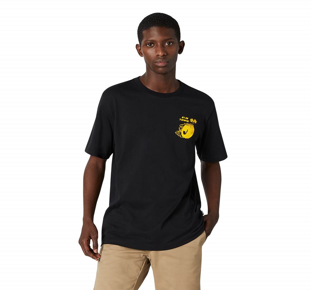 Camiseta Converse AUTO REPAIR SHOP Homem Pretas 143786BWF